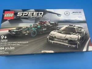CAJA SELLADA, EN MUY BUEN ESTADO, LEGO 76909 Speed Champions Mercedes-AMG F1 W12 E & Project One - Imagen 1 de 5