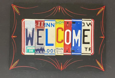 WELCOME BEUGLER ART GIFT CUSTOM LICENSE PLATE SIGN GARAGE Holiday Gift - Image 1 of 4