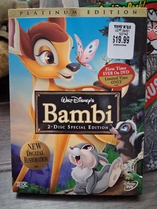 DISNEY BAMBI PLATINUM EDITION 2 DISC DVD NIP - Bild 1 von 2