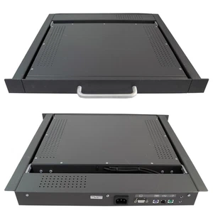 Fujitsu Siemens KVM Rack Console RC23 17 Zoll TFT DE Keyboard QWERTZ 1U - Afbeelding 1 van 4