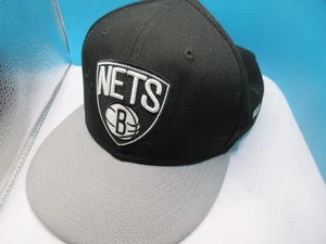 Brooklyn Nets Mütze Cap Snap Back schwarz grau NBA Basketball Herren New Era One Size - Bild 1 von 8