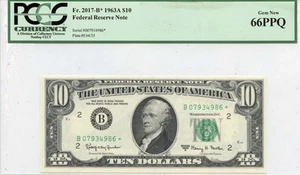 1963A $1 FRN FR# 2017-B* PCGS Gem66PPQ - Picture 1 of 2