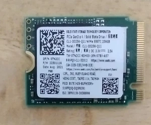 DELL 256GB M.2 NVME 2230 SOLID STATE DRIVE - GREEN - Picture 1 of 1