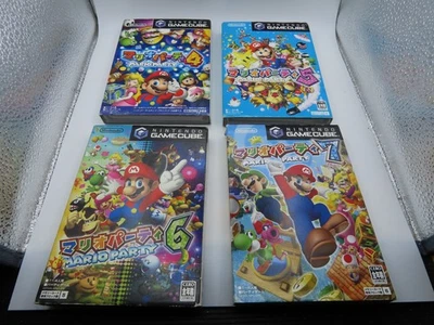 Mario Party Nintendo GameCube Japanese game lot Mario Party 4, 5, 6, 7 CIB - Image 1 of 4