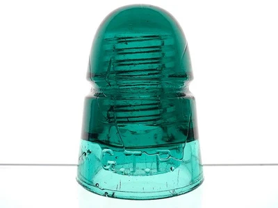 MINT- GRAND TRUNK PACIFIC RAILROAD G.T.P. "B" CANADA Glass Beehive Insulator - Image 1 of 3