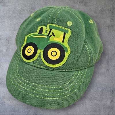Gorra de béisbol John Deere verde tractor para niños pequeños sombrero mezcla de algodón Foto 1 de 4