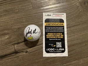 Joel Dahmen Signed Masters Logo Golf Ball PGA Tour USA 2025 Full Swing JSA - Picture 1 of 3