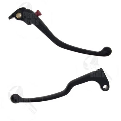 Black Brake & Clutch Hand Levers For Yamaha YZF R6 05-14 R1 Control Hand - Image 1 of 3