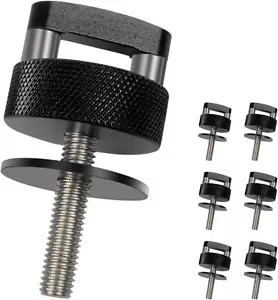 6 Hard Top Quick Removal Fastener Thumb Screws for Wrangler JK JL Gladiator JT - Picture 1 of 8