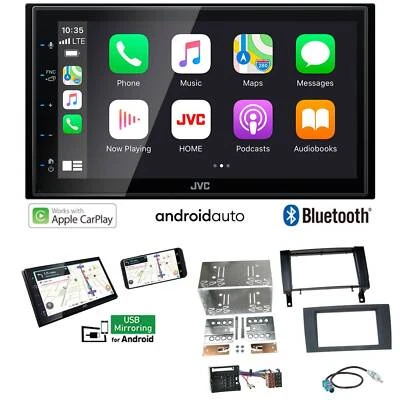 JVC KW-M560BT Autoradio Apple CarPlay Android für Mercedes Benz SLK 2004-2011 - Bild 1 von 4