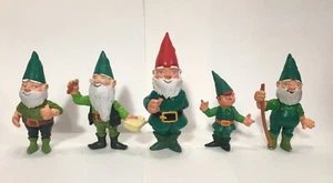 Comp. Collection IGLOO/FINDUS GNOMES- Frozen food Mascot, 5 PVC FIG. M+B 80's - Picture 1 of 10