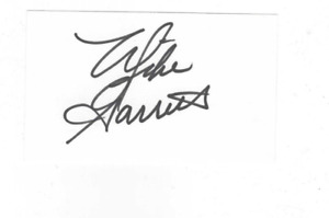 Signed Autographed MIKE GARRETT HEISMAN Trophy 3x5 Index Card USC Trojans w/COA