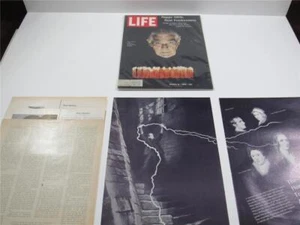VINTAGE~ FRANKENSTEN ~ BORIS KARLOFF HORROR MOVIE ~LIFE MAGAZINE COVER w/ARTICLE - Picture 1 of 5