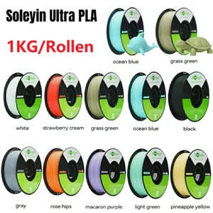 Creality Soleyin Ultra Matte High-Speed 3D Filament 1,75 mm 1 kg für 3D Drucker - Afbeelding 1 van 48