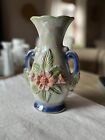 Lusterware Floral Urn Style 8.5? Vase 1924 Made In Brazil Multi-Color