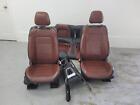 2015-2017 FORD MUSTANG BROWN LEATHER FRONT & REAR SEATS W/CONSOLE DRIVER