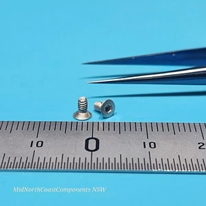 M2 x 4mm Micro Allen Head Countersunk Screws 304 Stainless Steel CSK - Picture 1 of 2