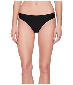 Nike Ribbed Women's Bikini Bottom Swimwear Sz. M (Black) 151411 - Picture 1 of 2