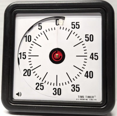 TIME TIMER 60 Minute Time Management Desk Countdown Clock - Image 1 of 2