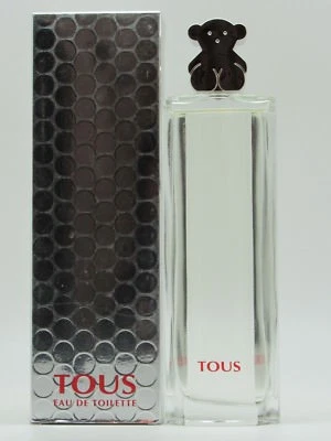 TOUS SILVER 3,0 oz 90 ml perfume feminino Tous Eau de Toilette spray novo em folha na caixa - Imagem 1 de 3