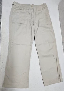Nine & Company Womens Size 12 (32x24) Beige Capri Cropped Straight Leg - Picture 1 of 7