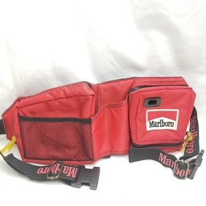 1994 Vintage Marlboro Waist Bag Belt Bag Fanny Pack Crossbody Travel Hiking Gear - Picture 1 of 12