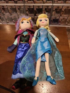 Disney Frozen Plush Soft Stuffed Doll Toy Elsa & Anna 20" tall - Picture 1 of 10
