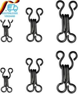 Aeuezxx Nähen Haken Und Augen Verschluss, 12 Set Bh-Haken-Ösen-Verschluss, Unter - Bild 1 von 12