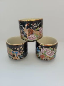 Vintage Japanische Sake Tassen 3er Set  - Bild 1 von 11