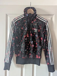 ADIDAS ORIGINALS Firebird Jacket - Women - UK XS - Floral - Full Zip - Picture 1 of 5