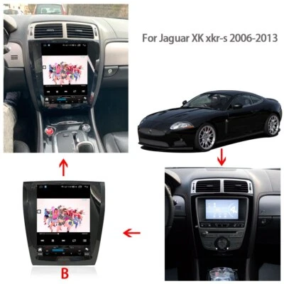 12.1" Touchscreen radio Android GPS Navigation For Jaguar XK XKR S XKR-S 06~13 - Image 1 of 4