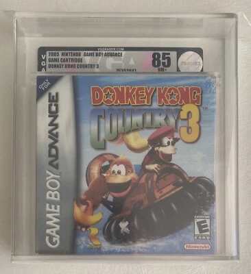 Donkey Kong Country 3 (Game Boy Advance, GBA, 2005, VGA 85, NM+) - Image 1 of 2