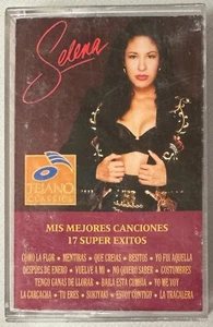 SELENA MIS MEJORES CANCIONES 17 SUPER EXITOS~OG 1993 CASSETTE~TEJANO~TEX-MEX - Picture 1 of 2