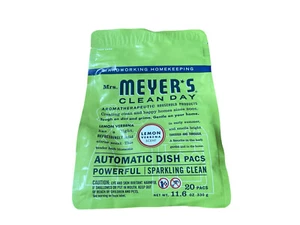 Mrs. Meyer's - Paquetes de platos automáticos Clean Day 20 cargas verbena limón - 11,6 oz. - Imagen 1 de 5