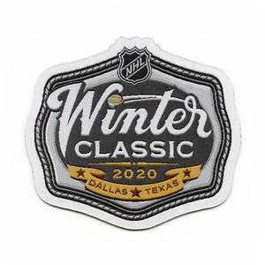 2020 NHL Winter Classic Woven Patch Dallas Texas Predators Dallas Stars Official - Picture 1 of 1