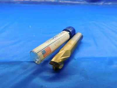 NEW GARR TOOL 1/2 O.D. 3/4 LOC TIN CARBIDE END MILL 1/2 SHANK 4 FLUTE 170M .5 - Image 1 of 4