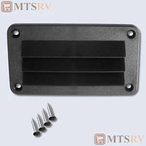 Hengs Industries 3" x 5,5" pequeña RV ventilación de pared - negra - DV35B - oculta abolladuras - Imagen 1 de 2