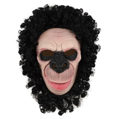 Halloween Masquerade Latex Fancy Monkey Gorilla Mask Carnival Party Cosplay Prop - Image 1 of 4