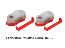 lifejacket light SOLAS APPROVED Water Activated Lifejacket Strobe Light 50143 x2