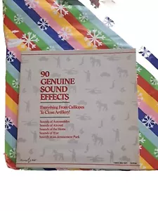 90 GENUINE SOUND EFFECTS ~ RARE 3 AUTOMOBILES AIRCRAFT WAR - Picture 1 of 8
