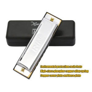 10 Holes 20 Tone Diatonic Blues Harmonica  of C with   Y0J6 - Picture 1 of 10