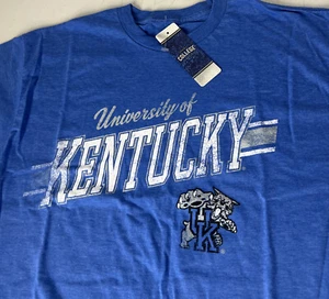 KENTUCKY WILDCATS UK TShirt NEW Spellout Logo Distressed Look Sz M NCAA - Picture 1 of 3