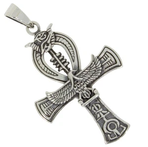 Ankh mit Horus Symbol Anch Henkelkreuz Silber 925 Symbol ewige Lebenskraft b85-1 - Bild 1 von 7