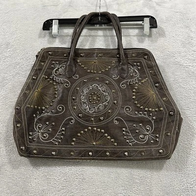 Aldo Bag Tote Hand Bag Large Brown Country Western Festival Y2K 12.5 x 16 - Image 1 of 4