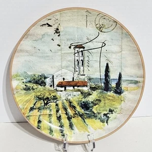 Williams Sonoma Paysage Speiseteller 11" Marc Lacaze 2008 Hergestellt in Italien - Bild 1 von 3