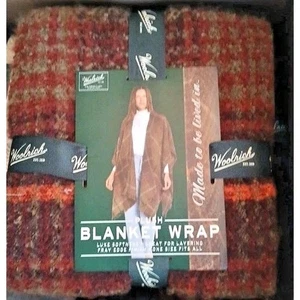 Woolrich Plush Blanket Wrap, Luxe Softness, One Size, Great For Layering - Picture 1 of 4