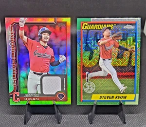 2025 Topps Series 2 Real One Relic STEVEN KWAN #682 + Mojo Refractor #T90C-7 [2] - Picture 1 of 8