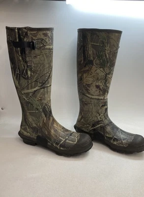 Cabela's Scent-Free RT APHD Camo Rubber Hunting Boots Men's Size 12 - Image 1 of 4