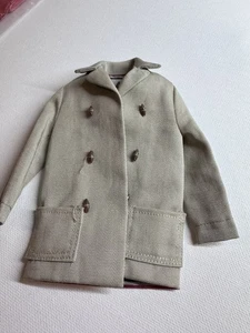 Cappotto Barbie Open Road Vintage anni 60 985 Khaki Beige Marrone Cappotto con Toggles, BELLO, - Foto 1 di 5