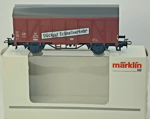 Märklin - H0 00759-05 - Gedeckter Güterwagen der DB in OVP - Imagen 1 de 7